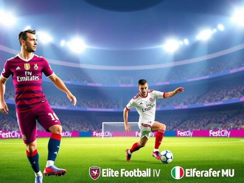 Intense football action in Elite Footballers IN Elite Footballers IN Gameplay